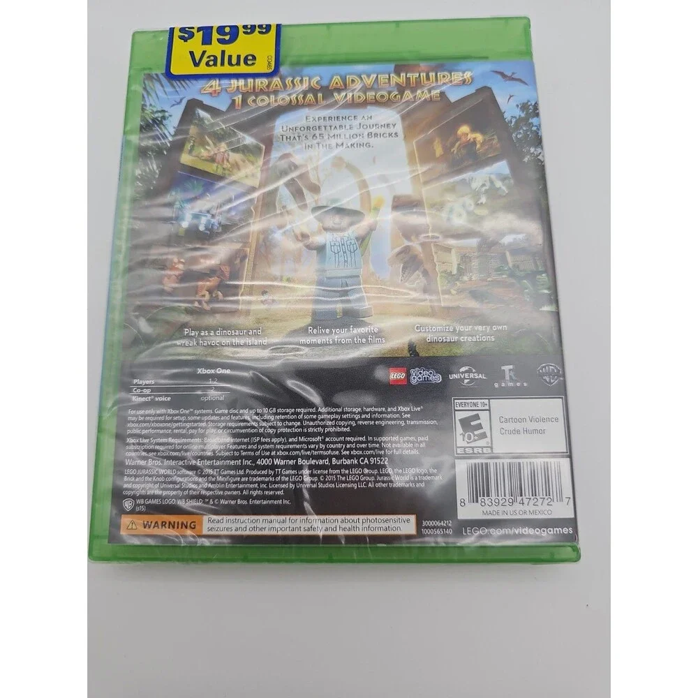 XB1 Lego Jurassic World LEGO Jurassic World - Microsoft Xbox One